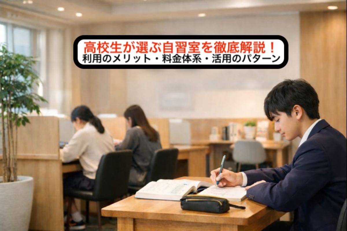 高校生が選ぶ自習室を徹底解説！利用のメリット・料金体系・活用のパターン